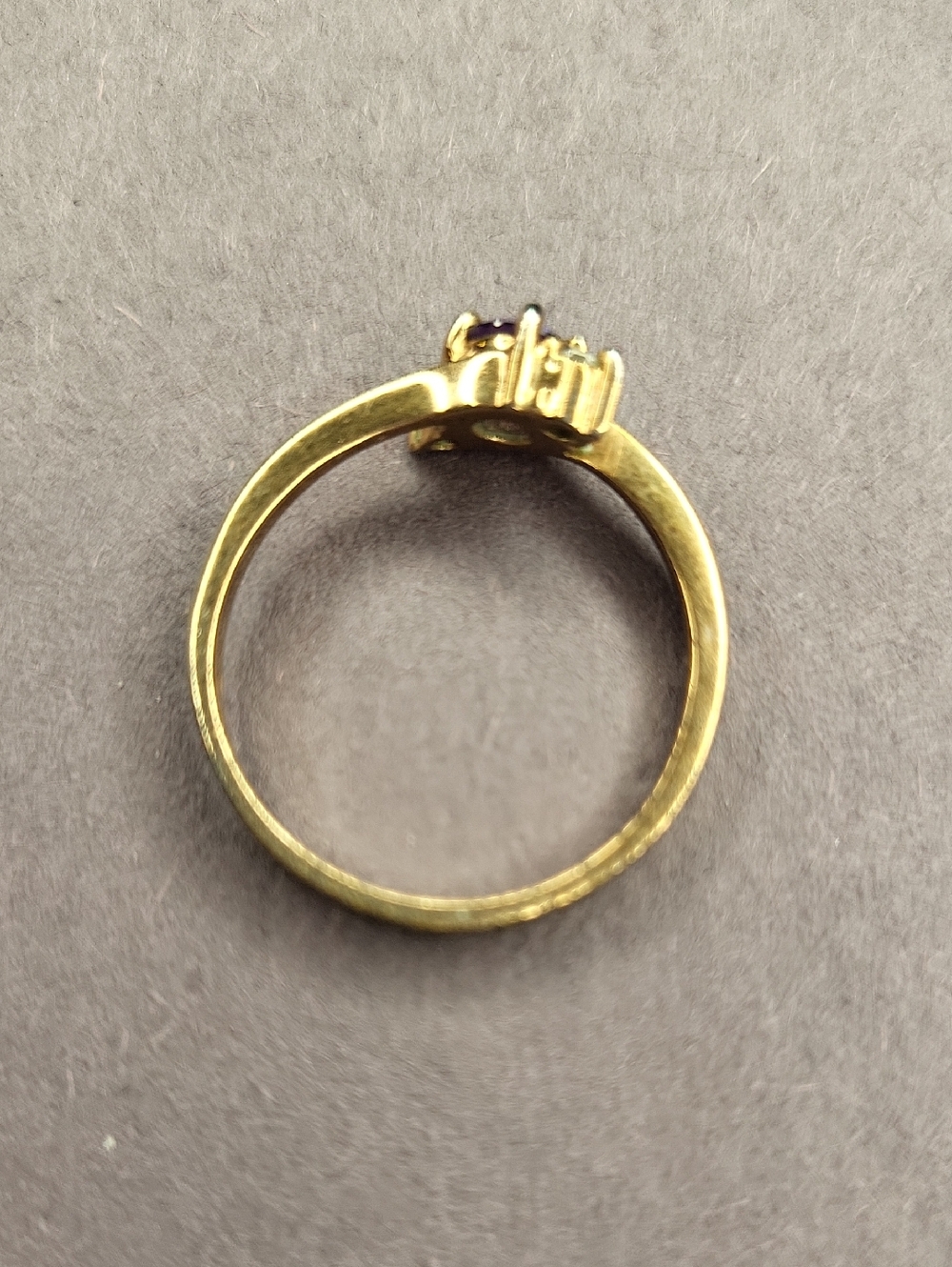 10K Gold Filled Amethyst Ring - Picture 6 of 7